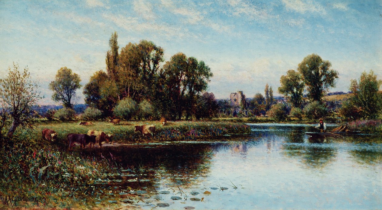 Opactwo Medmenham autorstwa Alfred Augustus Glendening