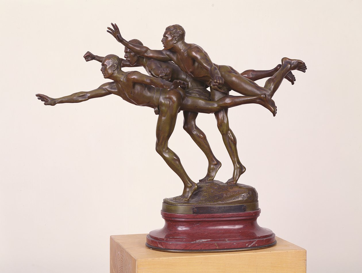 Au But, 1886-87 (brąz) autorstwa Alfred Boucher
