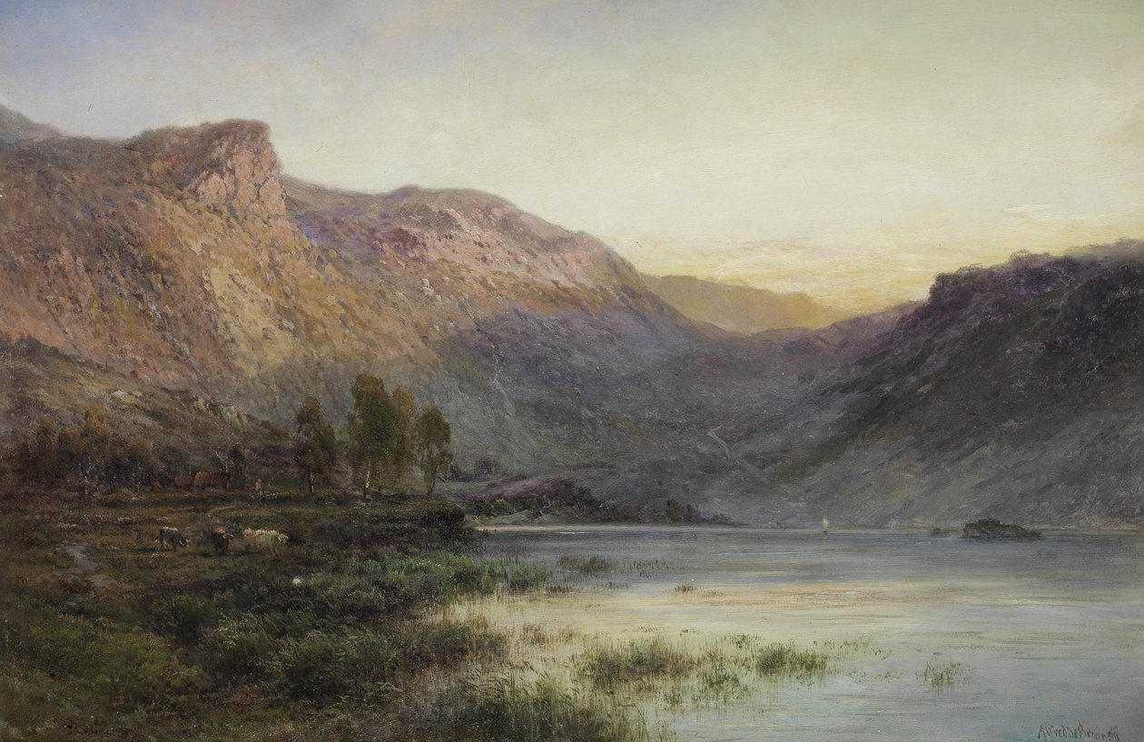 Glen Sheil Orła Skała autorstwa Alfred de Breanski