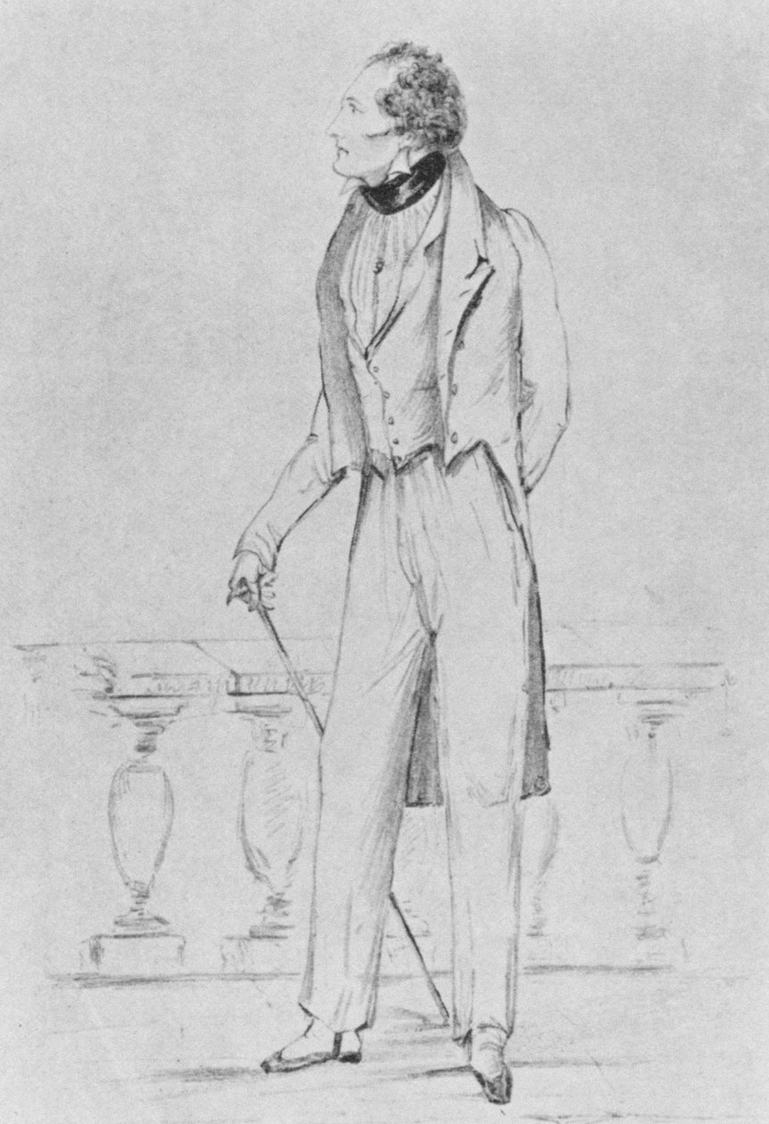 Portret Lorda Byrona „Ostatni dandys” autorstwa Alfred Comte d