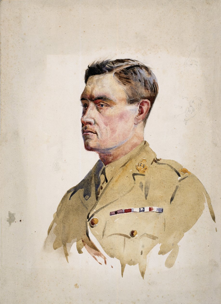 Major A. Martin-Leake, VC, 1902 autorstwa Alfred Crowdy Lovett