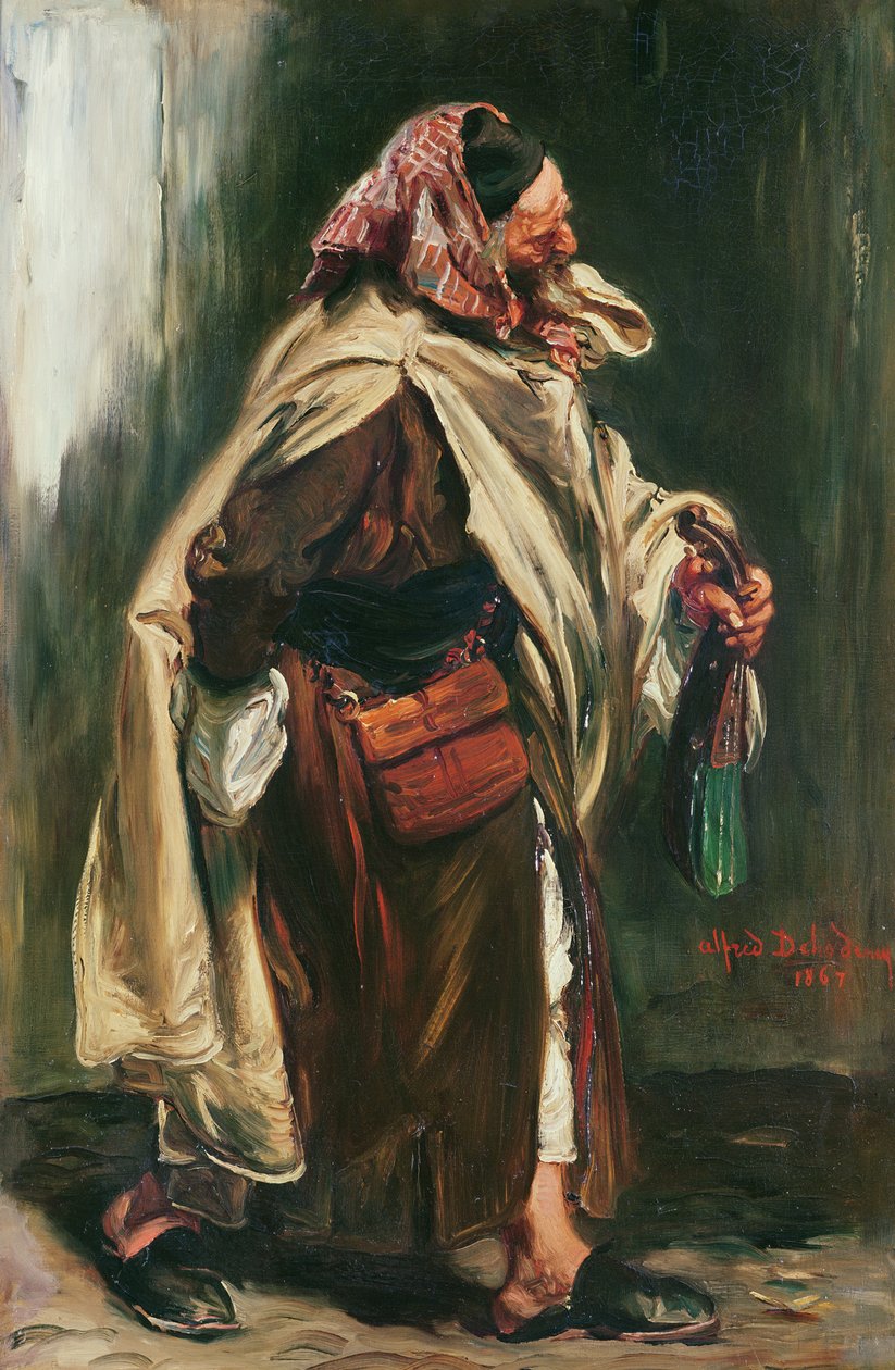 Starszy Marokański Żyd, 1867 autorstwa Alfred Dehodencq