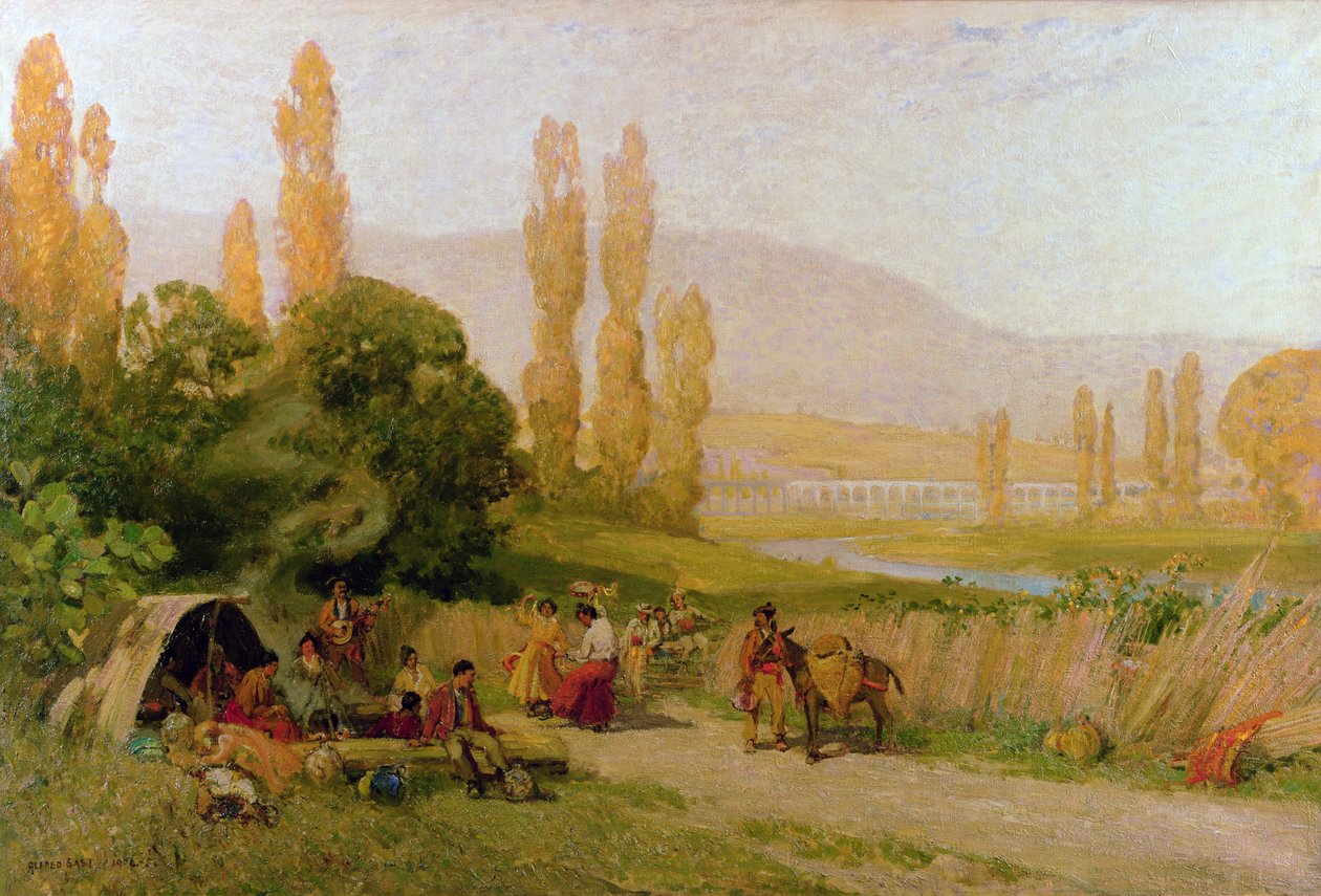 Algeciras, 1904 autorstwa Alfred East
