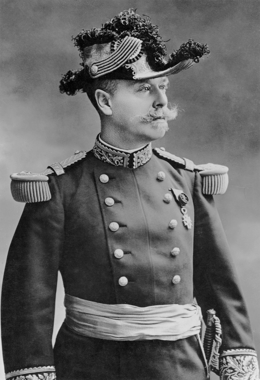 Portret generała Poline bw zdjęcie autorstwa Alfred Ellis