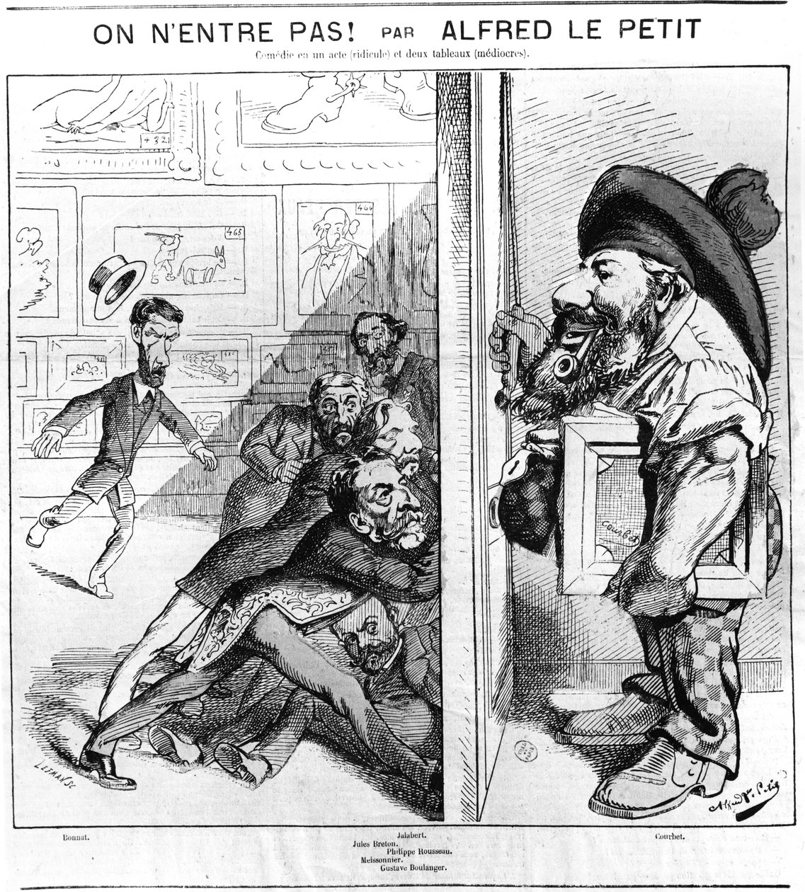 „NIE WCHODZIMY”, 22 kwietnia 1872 r. autorstwa Alfred Le Petit