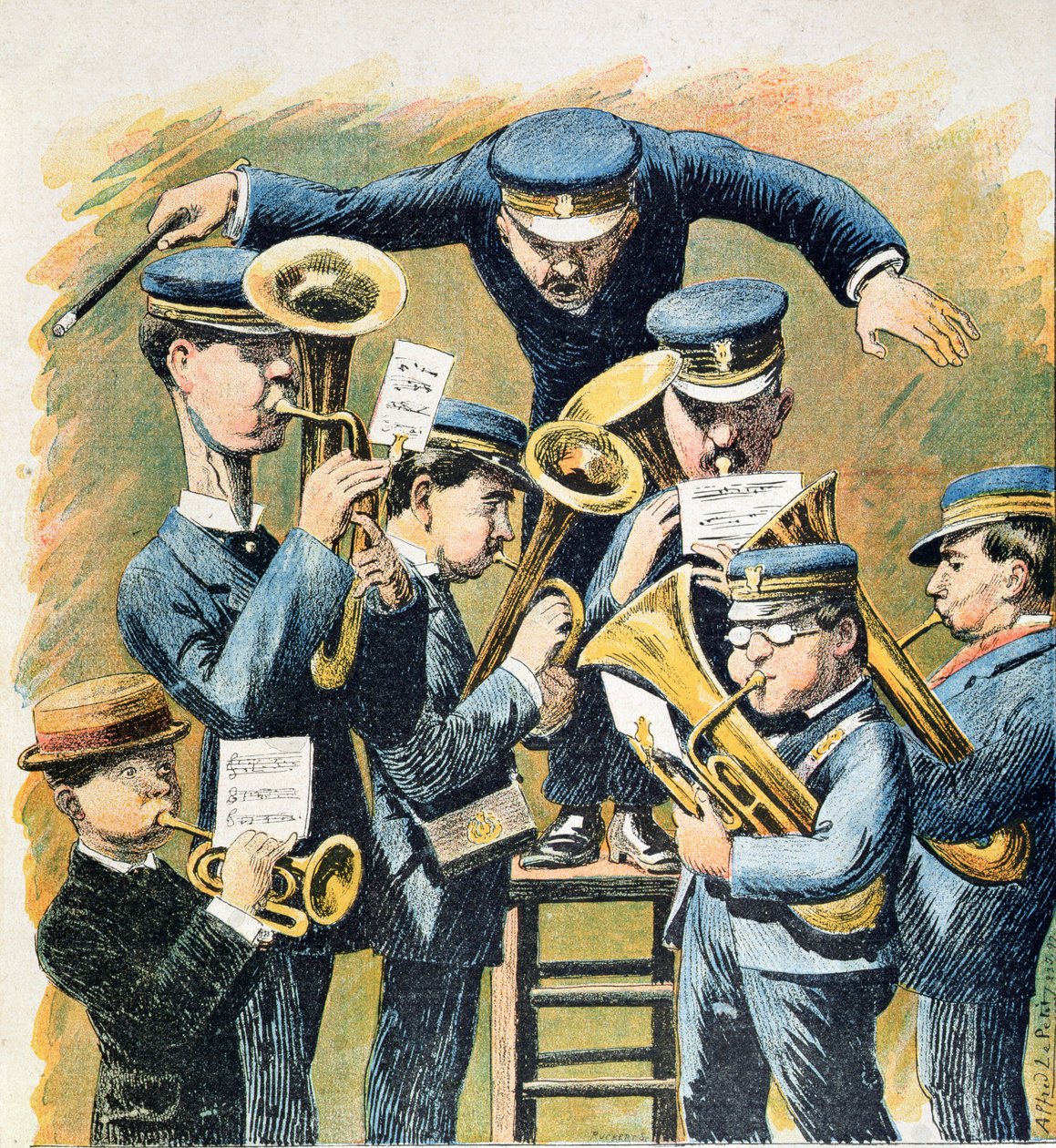 Fanfara, 1898 autorstwa Alfred Le Petit