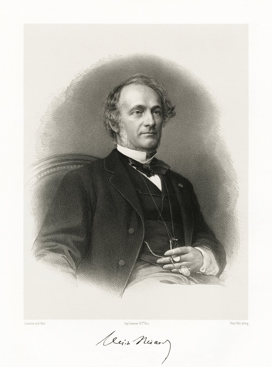 Jean Marie Napoleon Désiré Nisard, 1865-66 autorstwa Alfred Lemoine