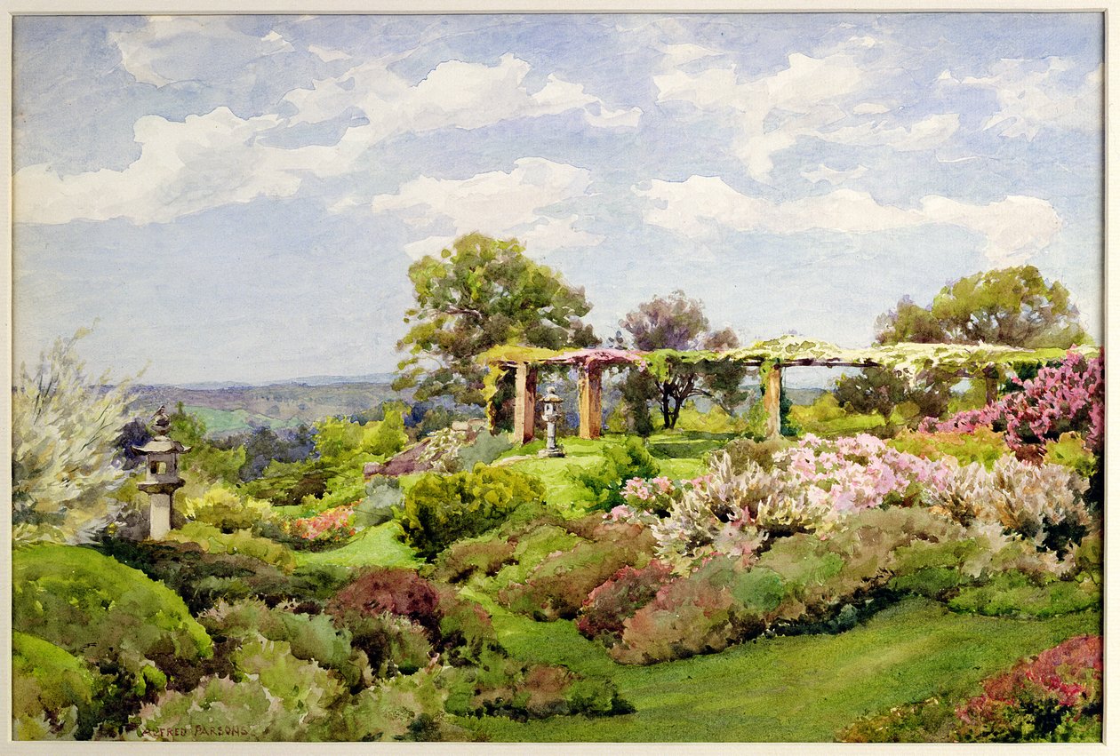 Nymans, Sussex autorstwa Alfred Parsons