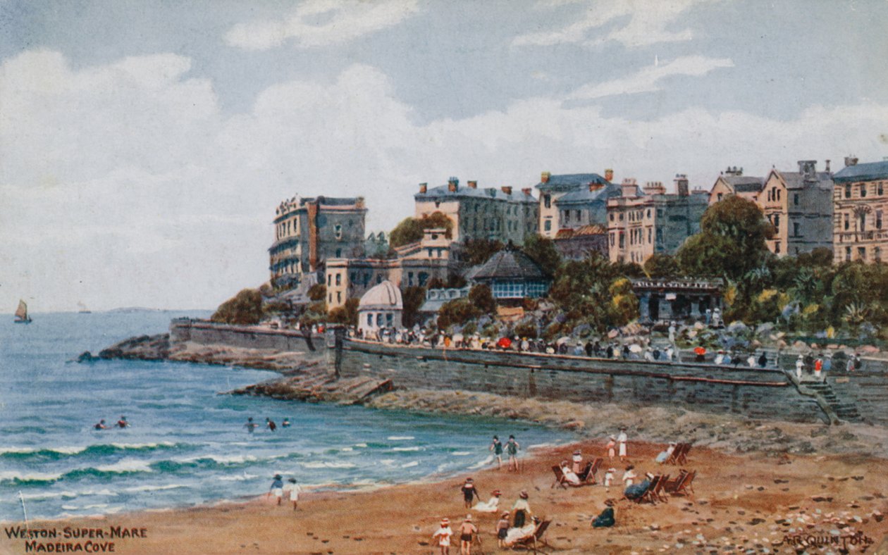 Weston-Super-Mare, Wood Cove autorstwa Alfred Robert Quinton