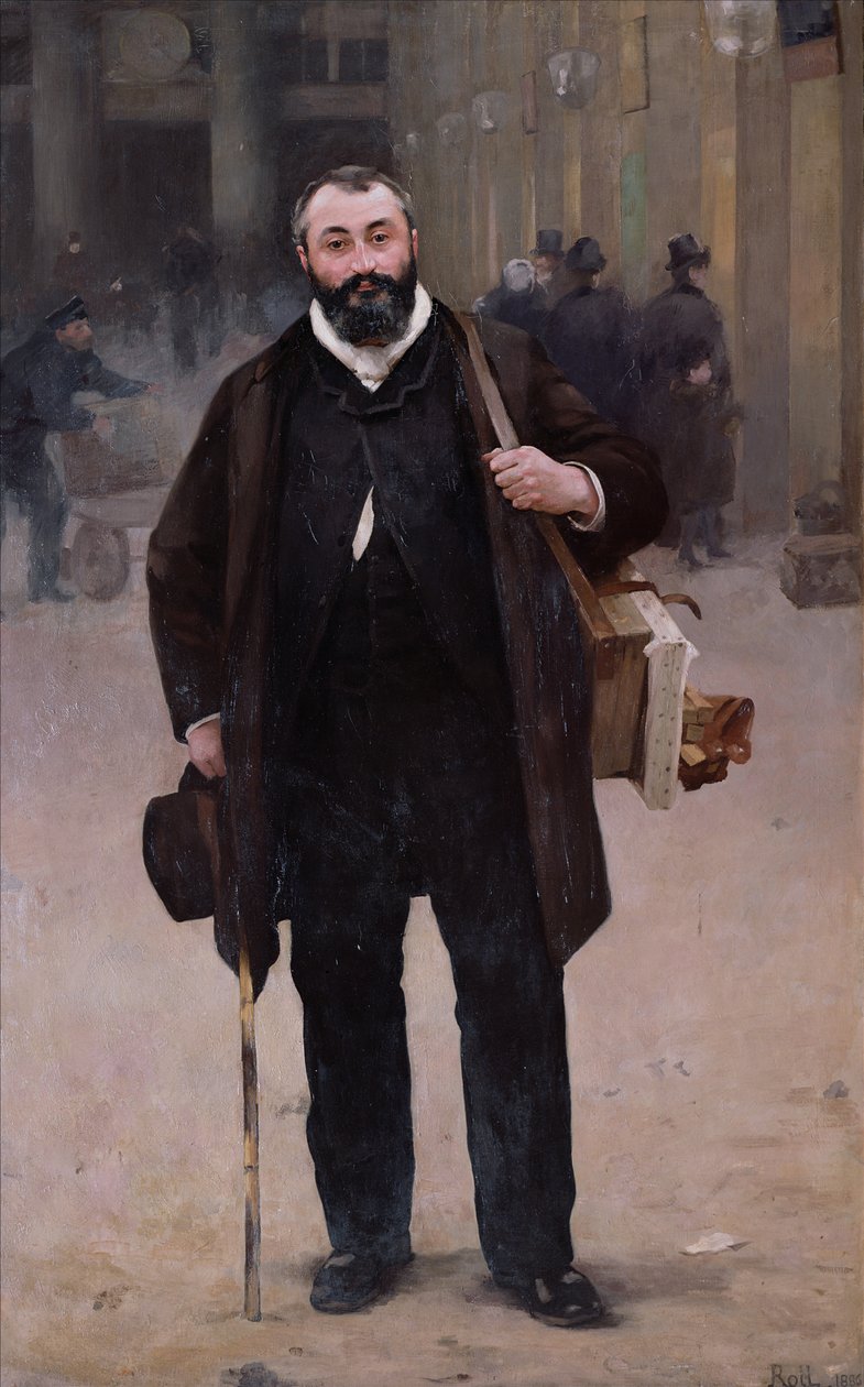 Portret Pierre-Emmanuela Damoye (1847-1916) 1886 autorstwa Alfred Roll