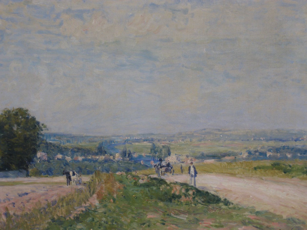 Chemin de Montbuisson w Louveciennes autorstwa Alfred Sisley