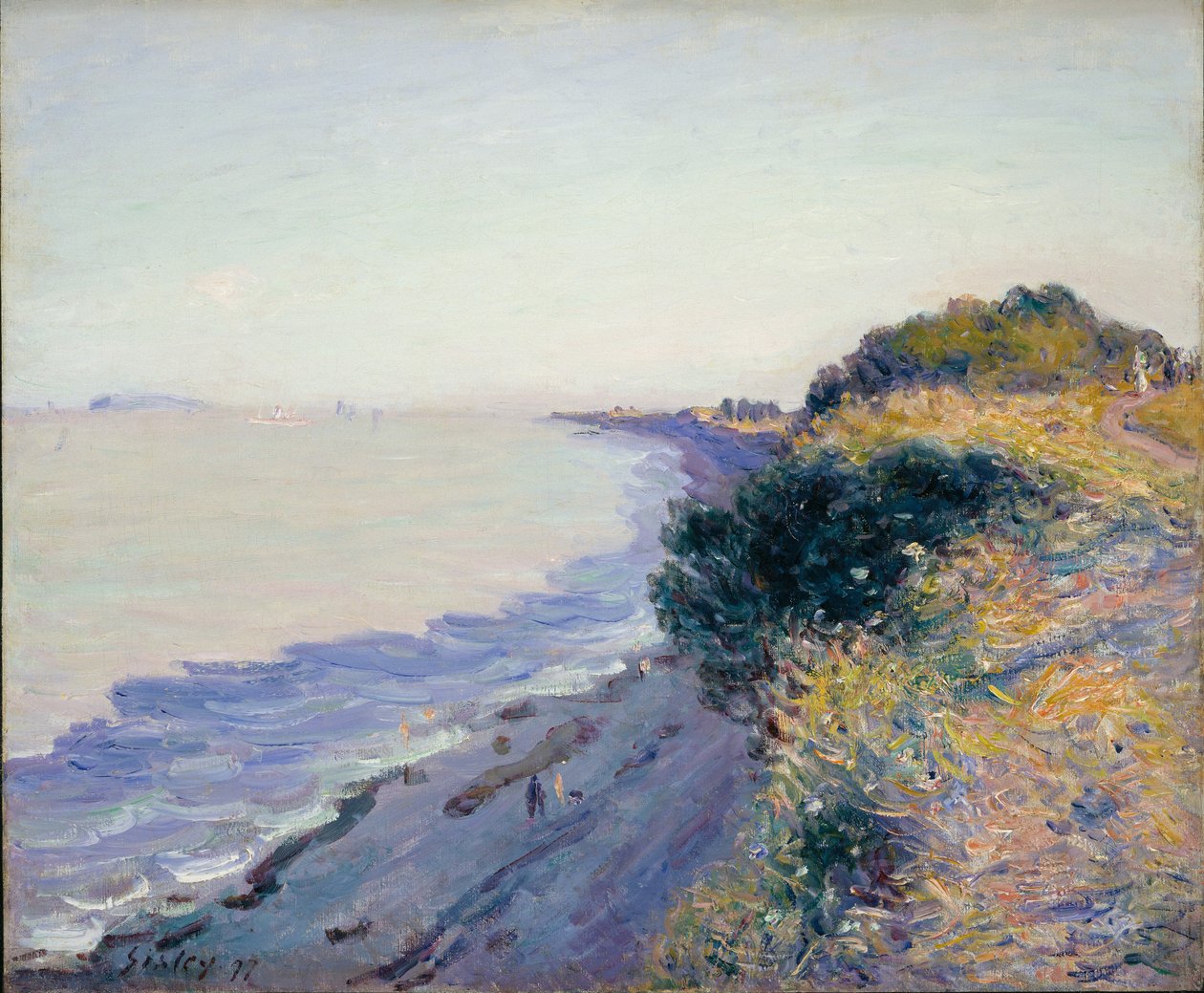 Kanał Bristolski, wieczór, 1897 autorstwa Alfred Sisley