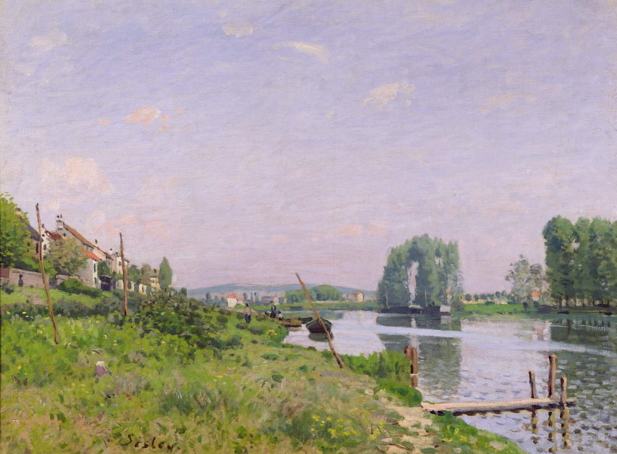 Saint-Denis، 1872 مارګارين autorstwa Alfred Sisley