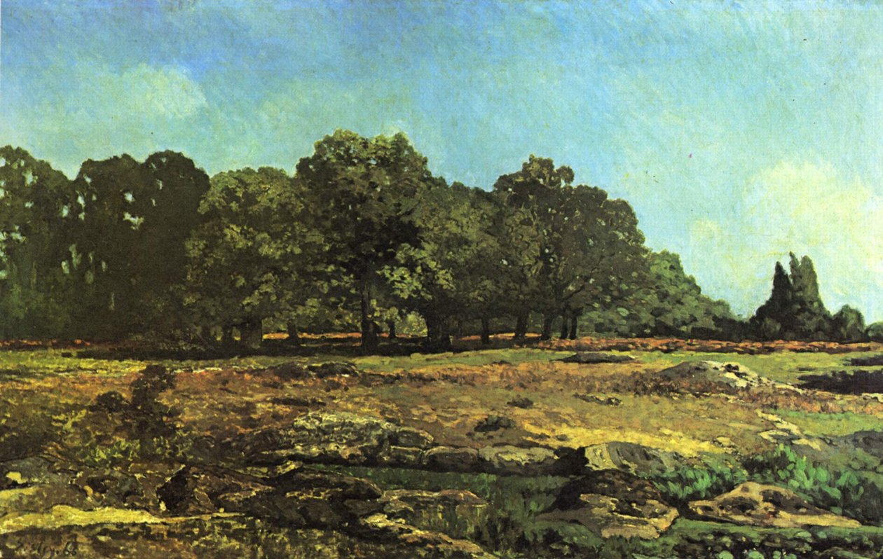 Kastanienallee w La Celle-Saint-Claude autorstwa Alfred Sisley