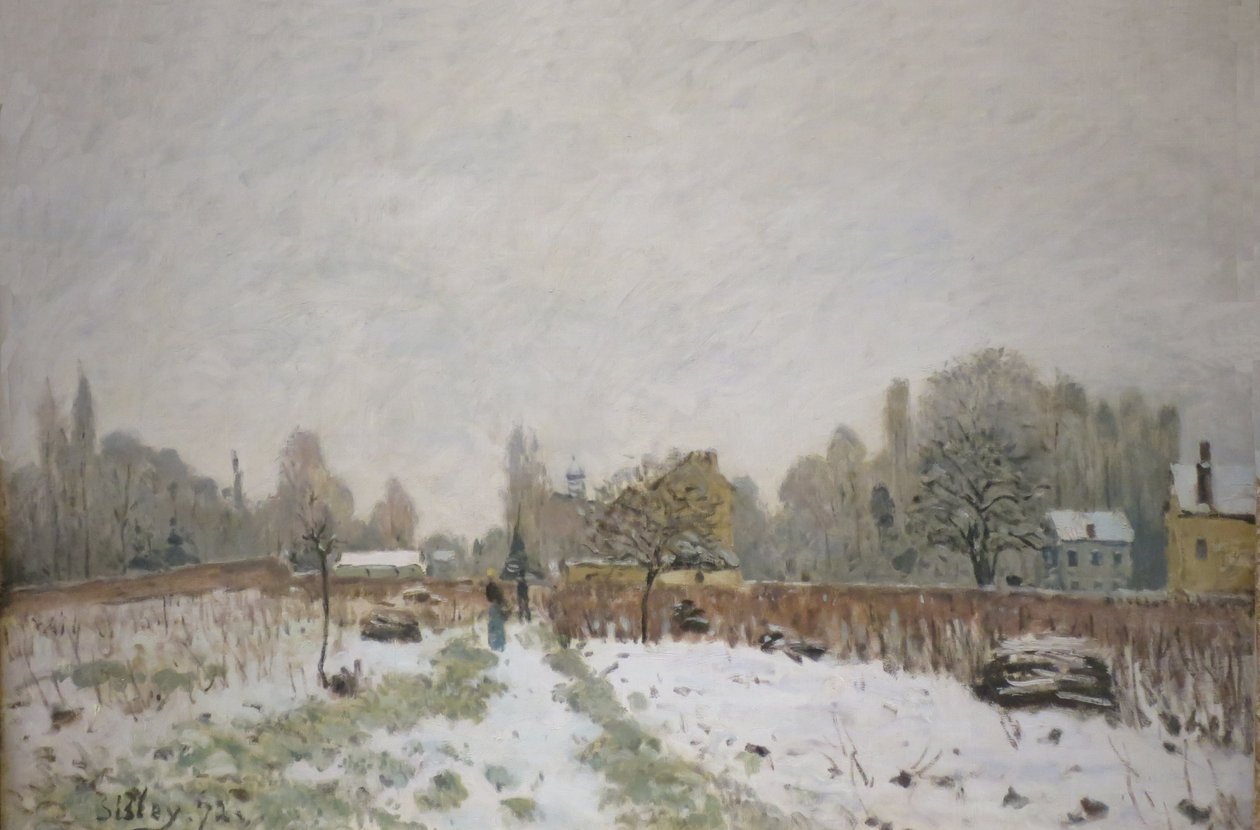 Louveciennes w śniegu autorstwa Alfred Sisley