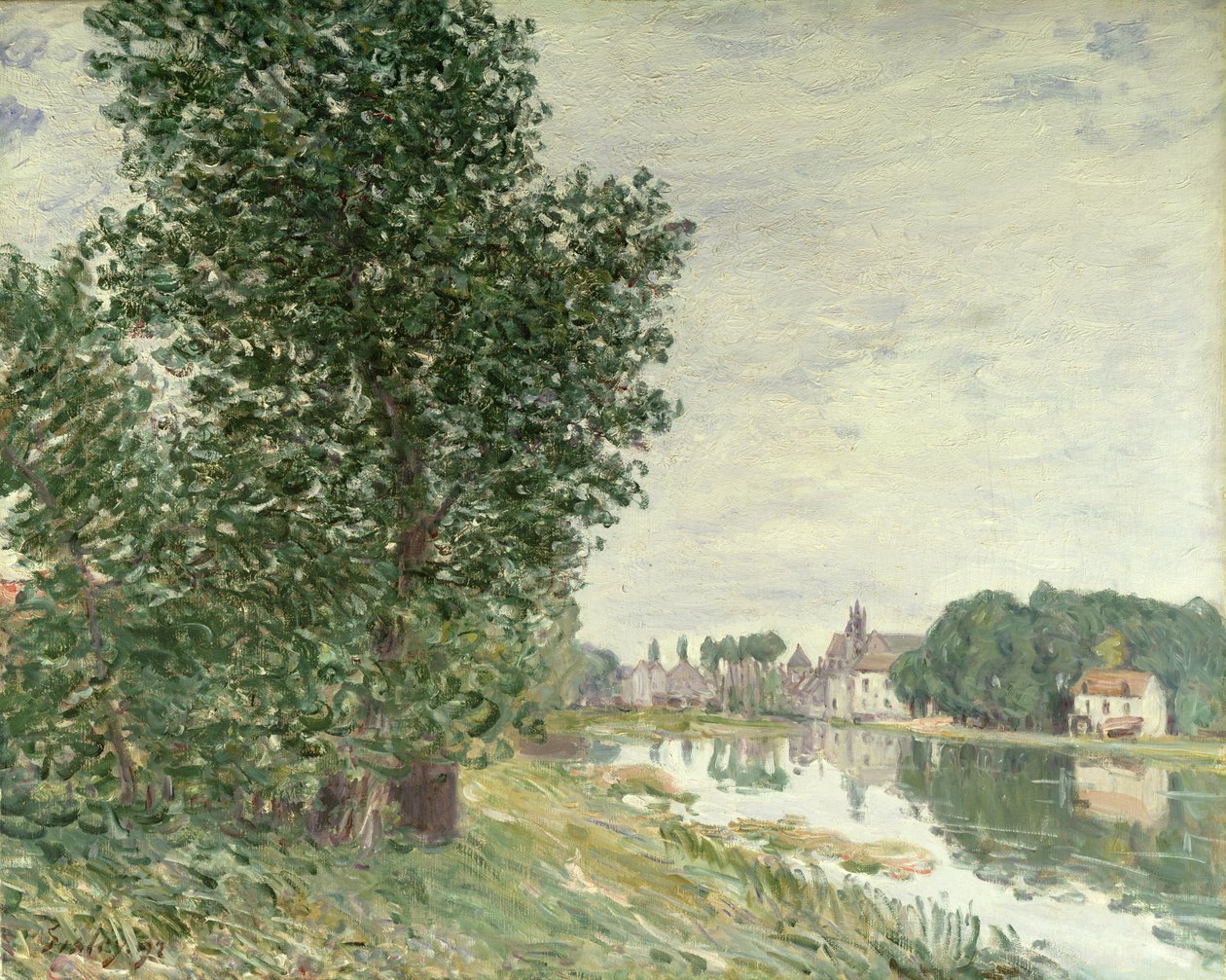 Moret-sur-Loing, 1892 autorstwa Alfred Sisley