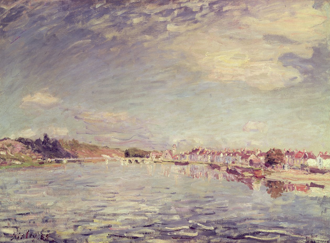 سینټ مامس، 1885 پولی autorstwa Alfred Sisley