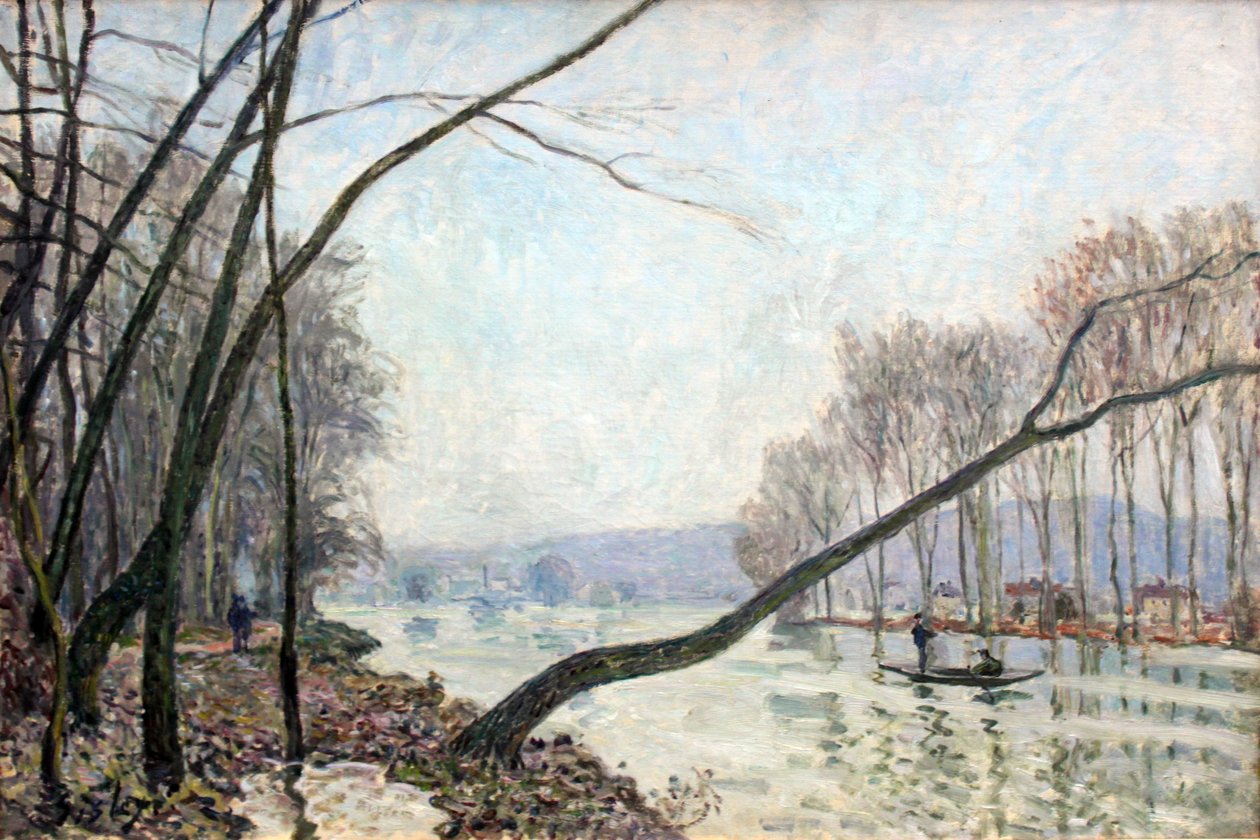 Brzegi Sekwany jesienią autorstwa Alfred Sisley