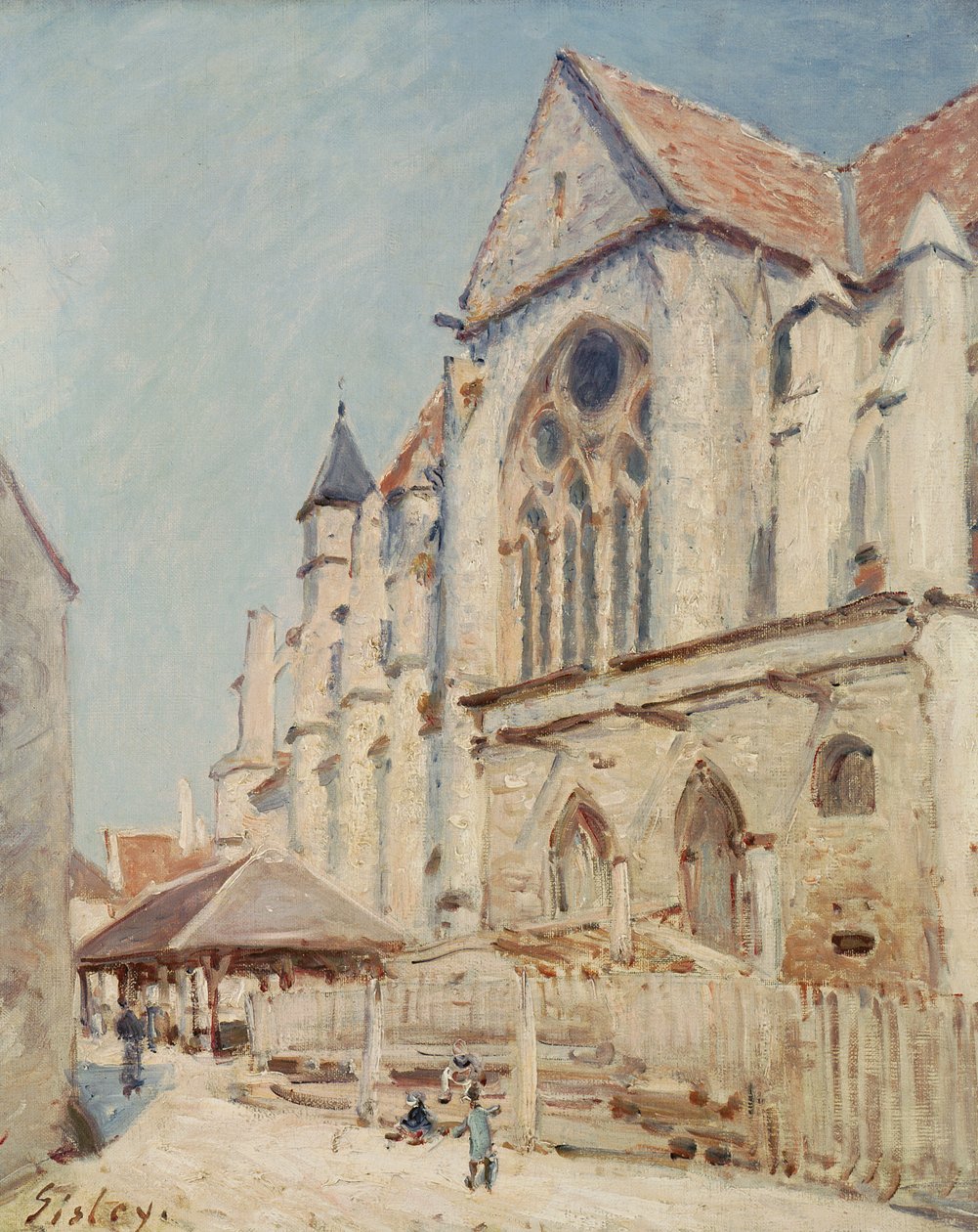Kościół w Moret autorstwa Alfred Sisley