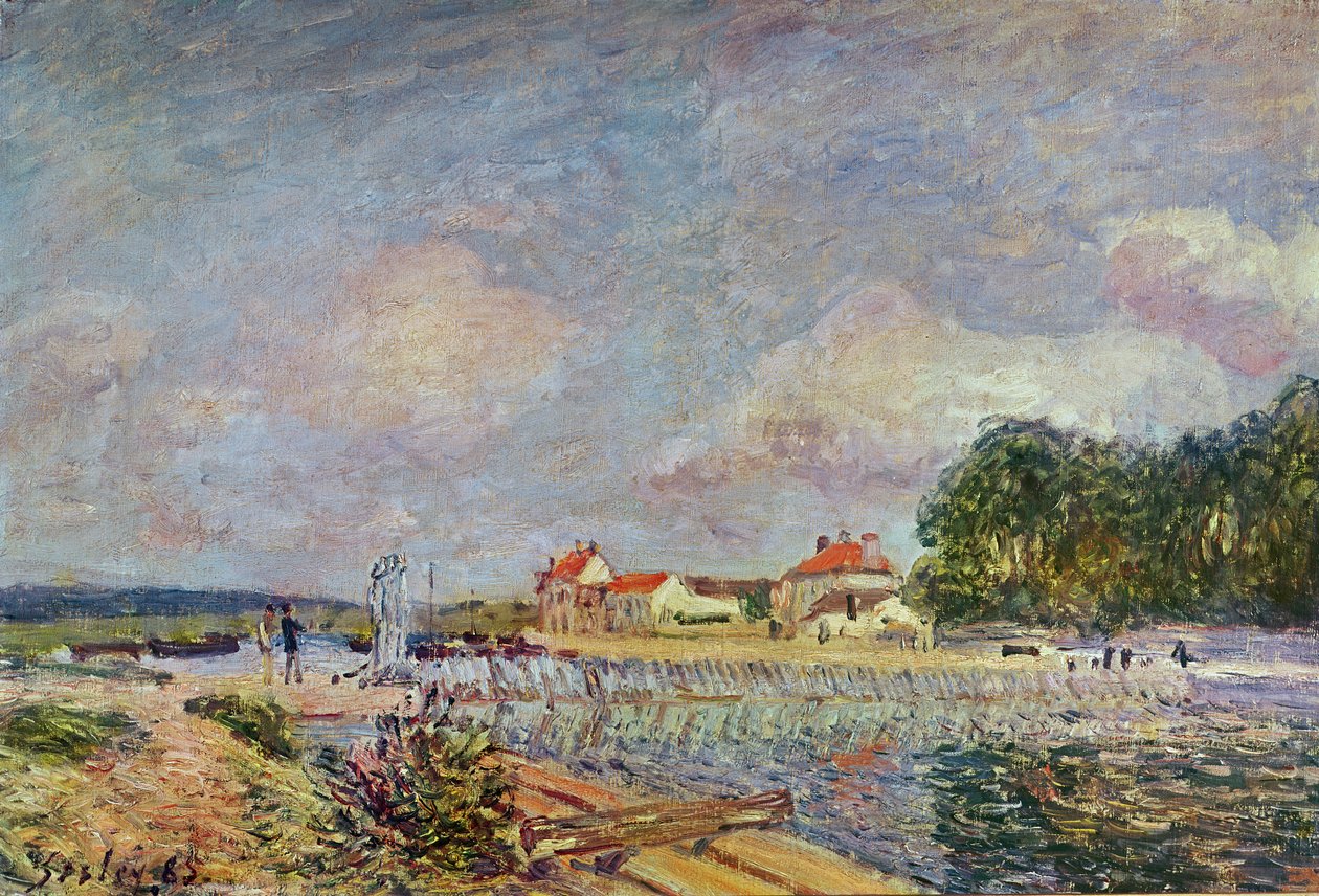 Tama, 1885 autorstwa Alfred Sisley