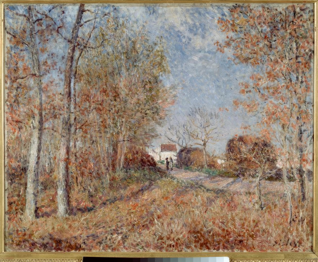 Zakątek lasu w Sablons, znany jako Droga na skraju lasu (The Road at the Edge of the Wood) autorstwa Alfred Sisley