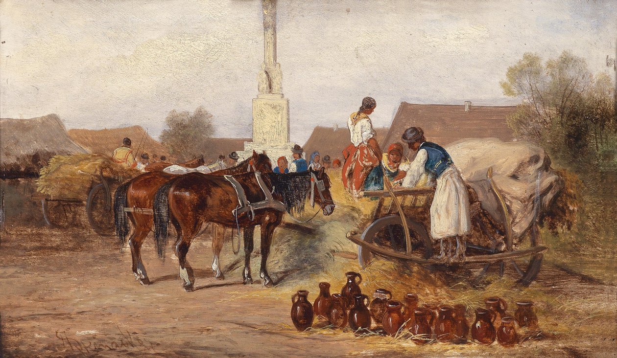 Na rynku ceramiki autorstwa Alfred Steinacker
