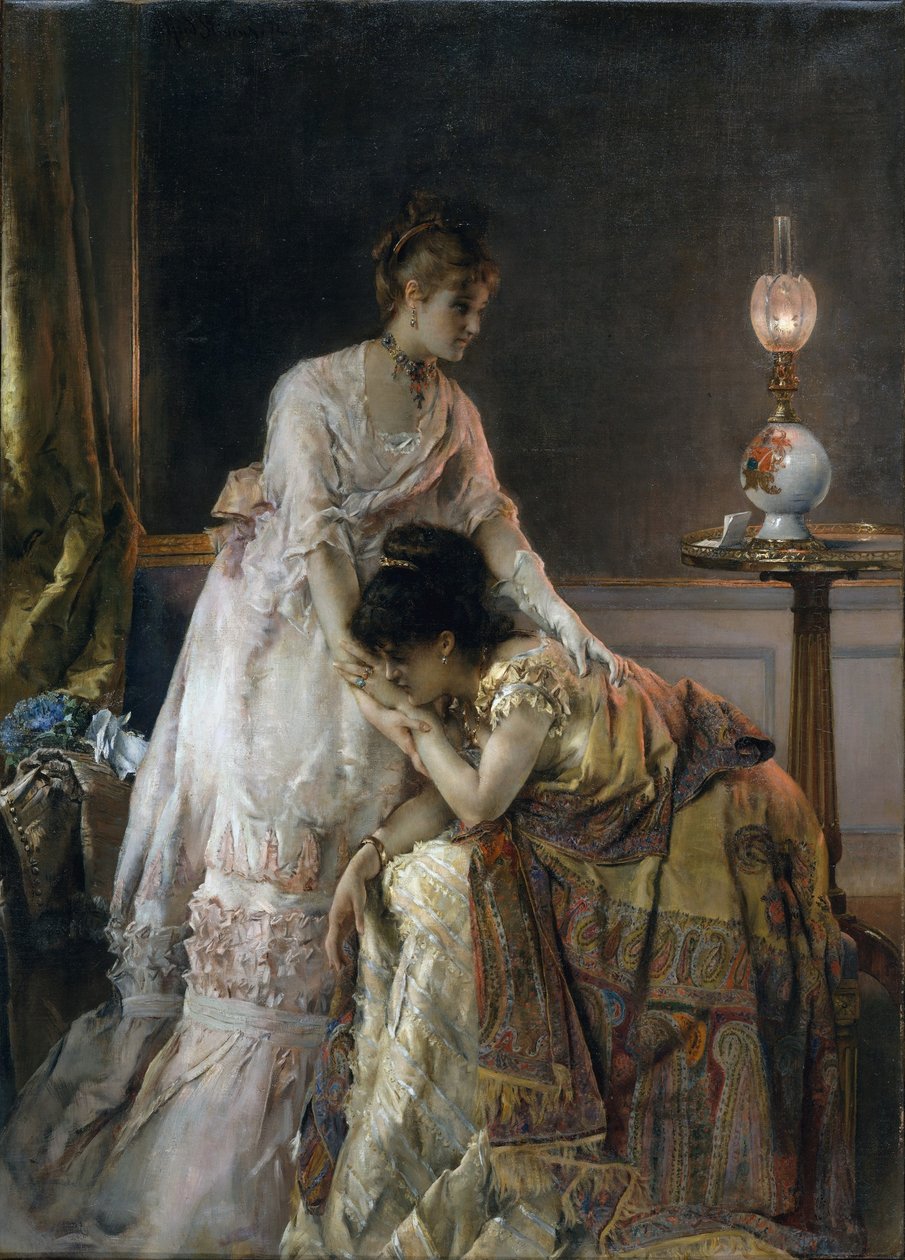 Po balu autorstwa Alfred Emile Stevens