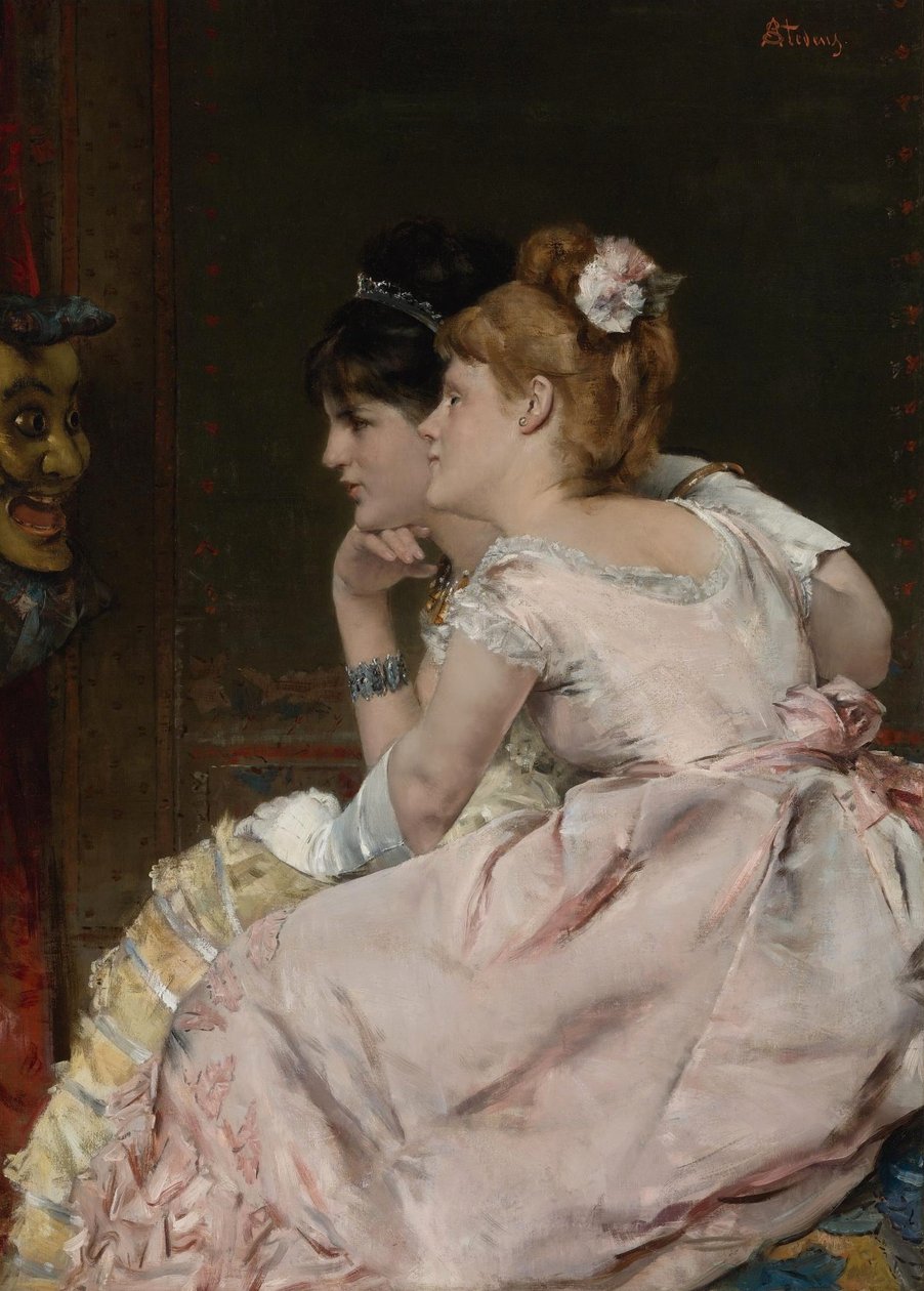 Maska japońska autorstwa Alfred Emile Stevens