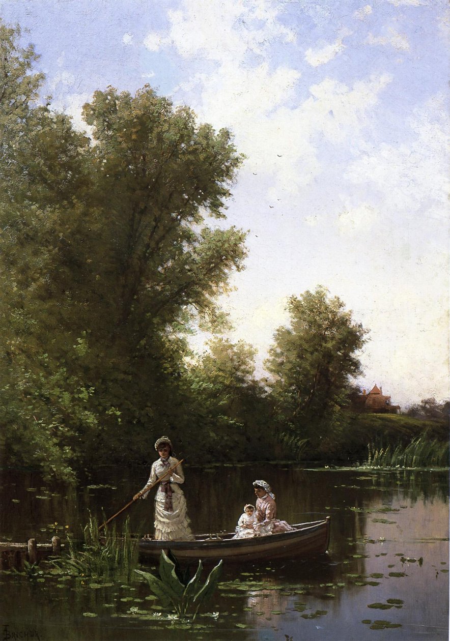 Pływanie łódką po południu? autorstwa Alfred Thompson Bricher