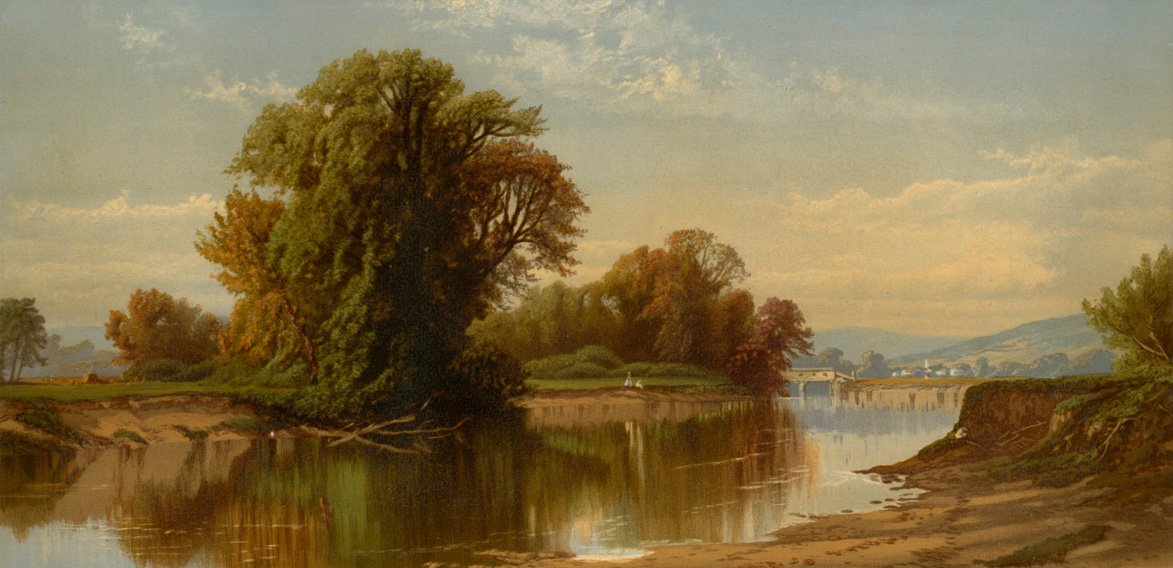 Wczesna jesień nad Esopus Creek autorstwa Alfred Thompson Bricher