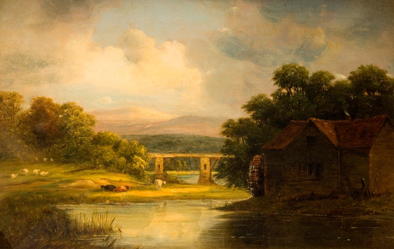 Stary Młyn, Łaźnia, autorstwa Alfred Gomersal Vickers