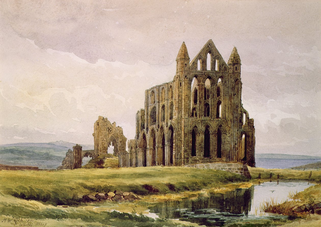 Opactwo Whitby autorstwa Alfred William Rich