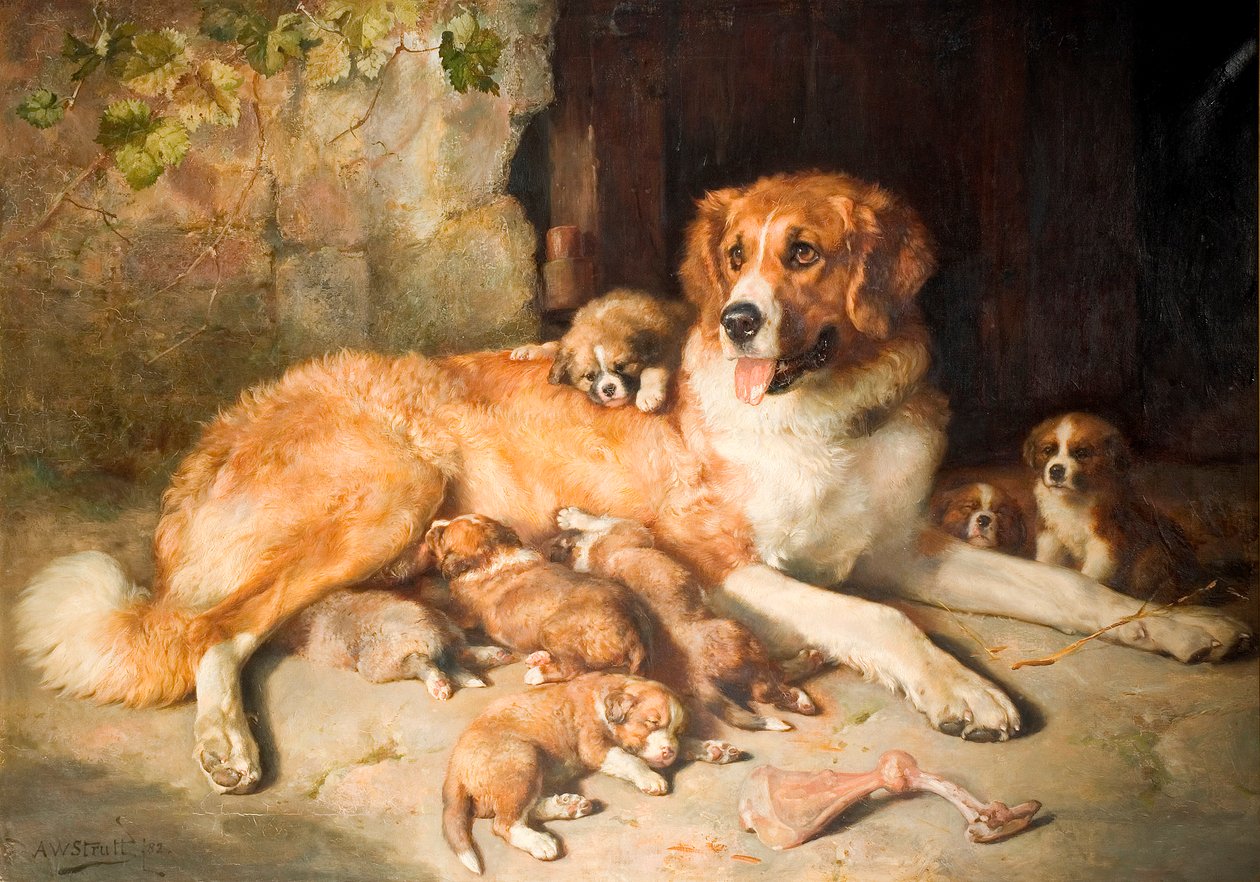 Rodziny rodzinne autorstwa William Strutt