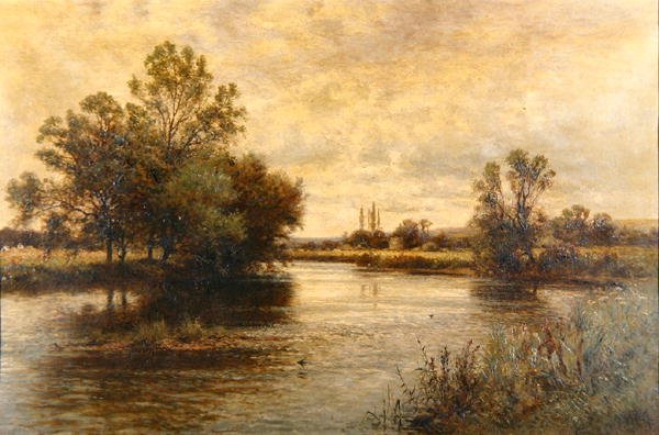 Penton Hook nad Tamizą autorstwa Alfred Augustus Glendening