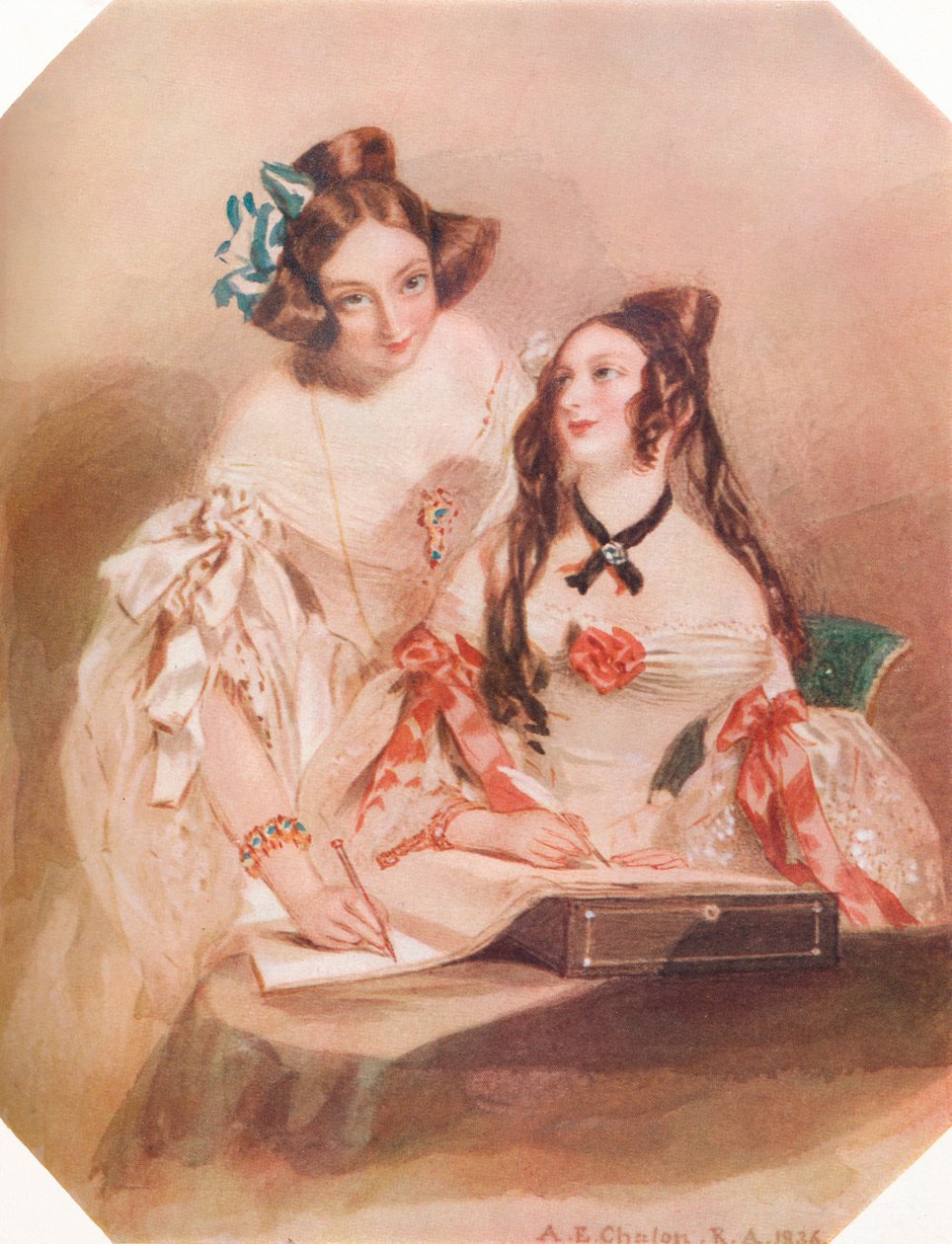 Album, 1836, 1924 autorstwa Alfred Chalon
