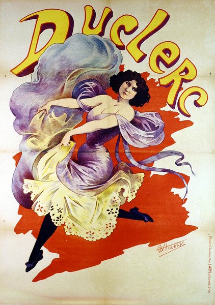 Plakat Duclerc (kolor lito) autorstwa Alfred Choubrac