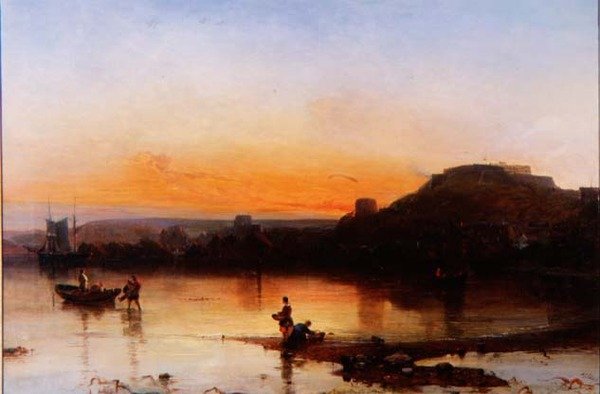 Fort Regent o zachodzie słońca autorstwa Alfred Clint