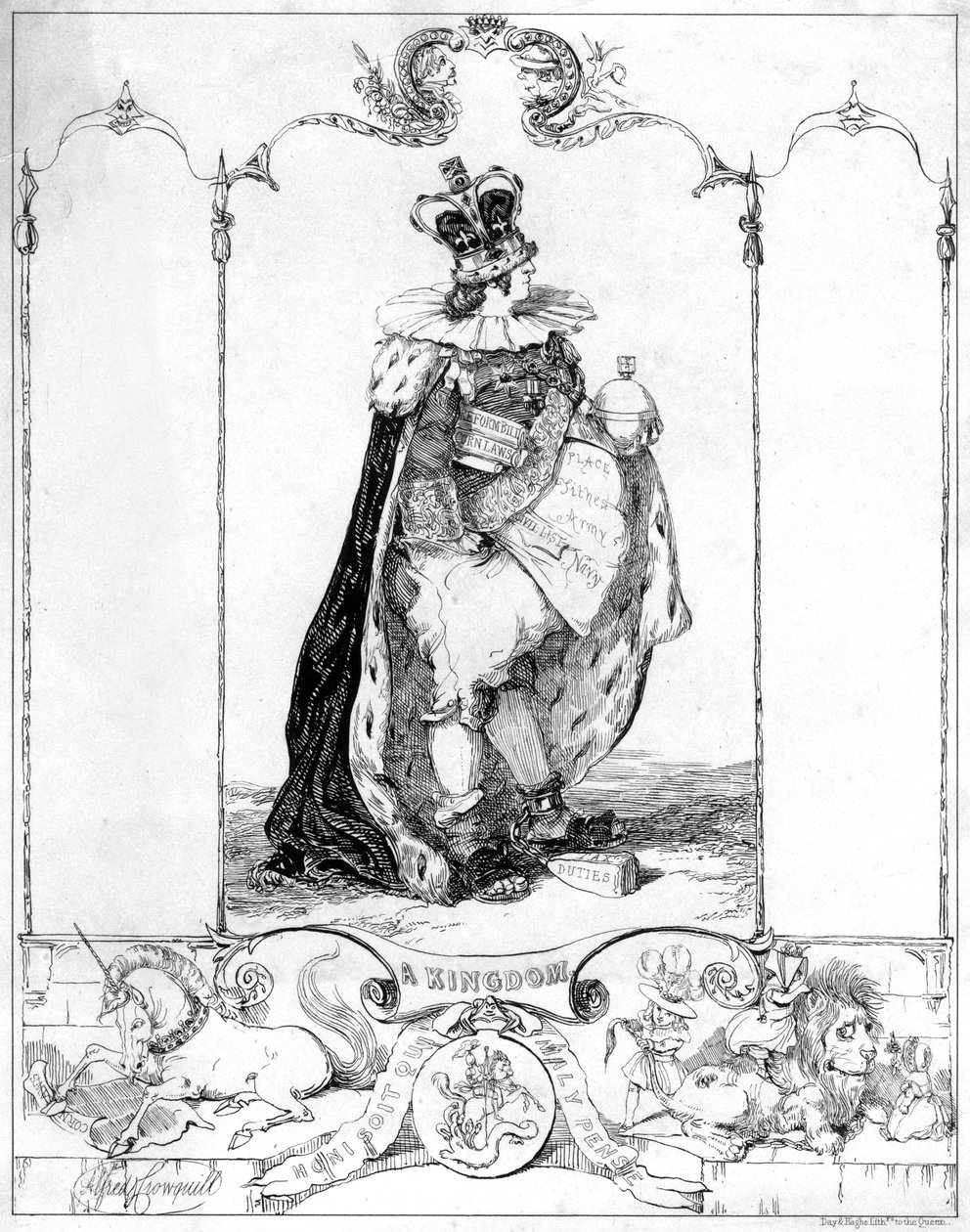 Królestwo, XIX wiek. autorstwa Alfred Crowquill