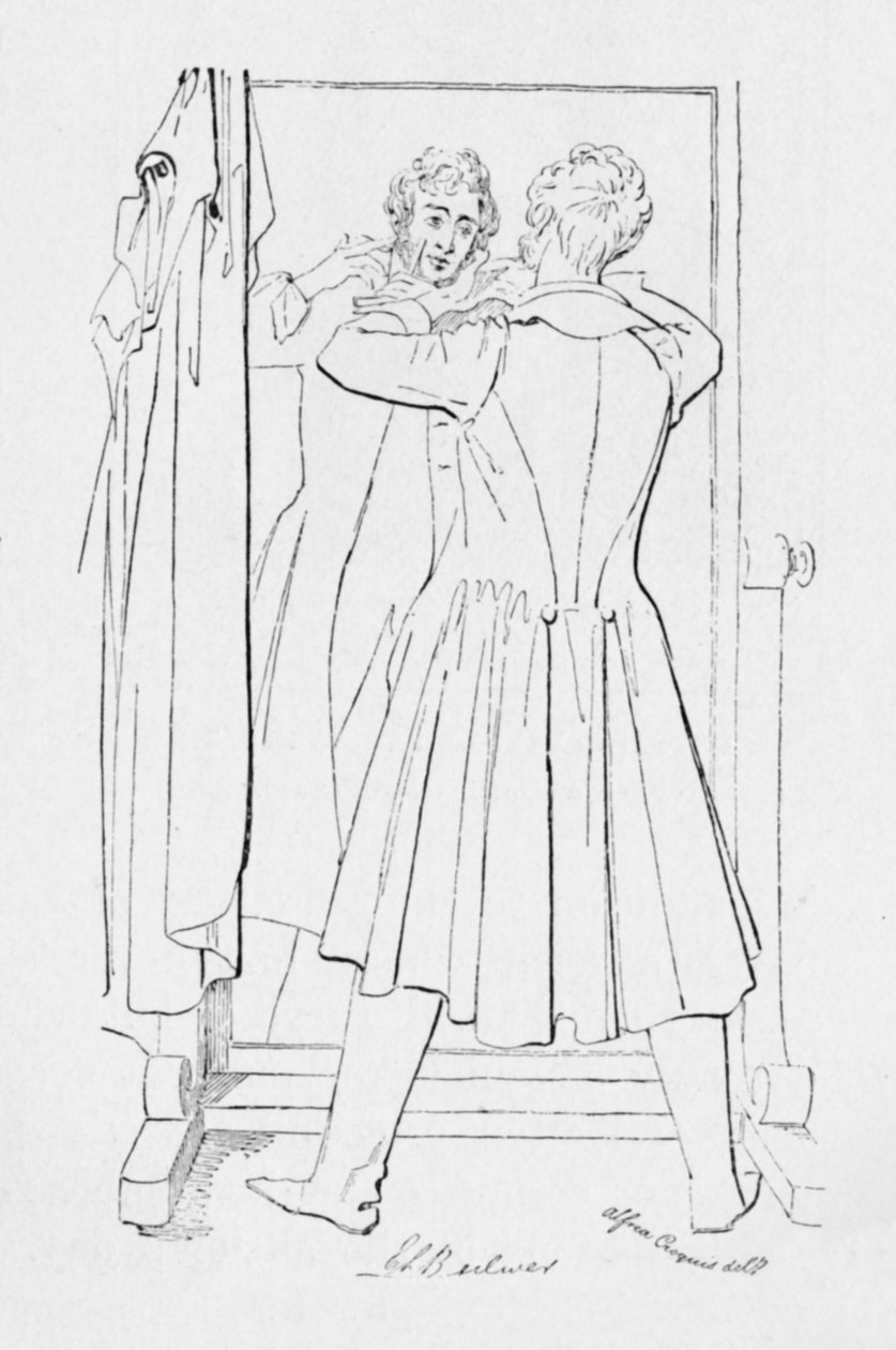 Edward Bulwer, Lord Lytton, c1835, 1904 autorstwa Alfred Crowquill