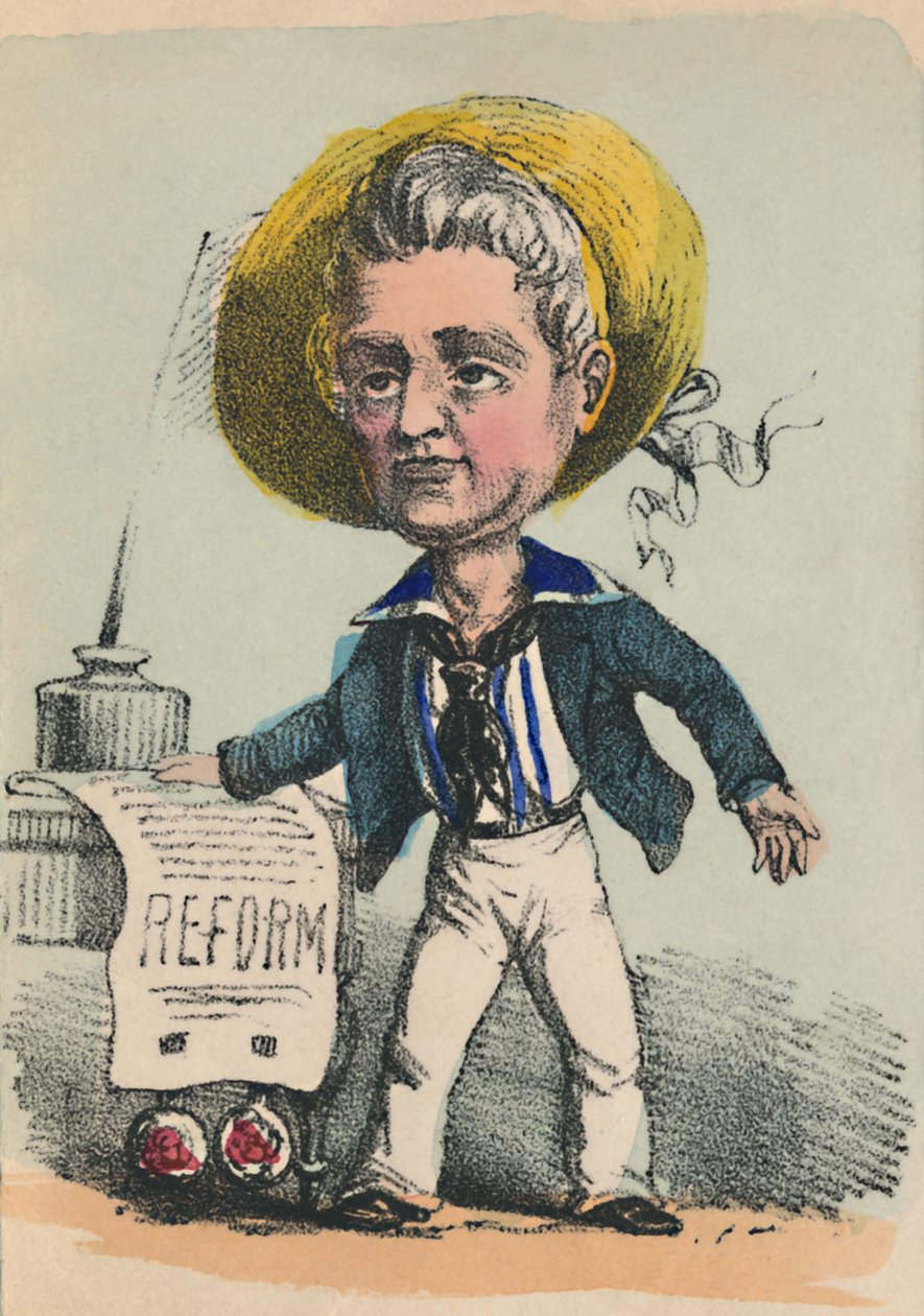 Wilhelm IV, 1856 r autorstwa Alfred Crowquill