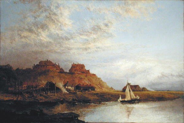 Przemysł stoczniowy w Rye autorstwa Alfred Dawson