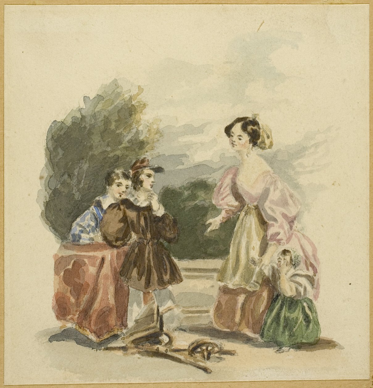 Zepsuta zabawka autorstwa Alfred Edward Chalon