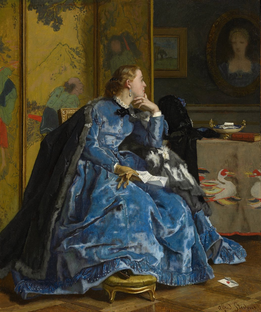 Księżna autorstwa Alfred Emile Stevens