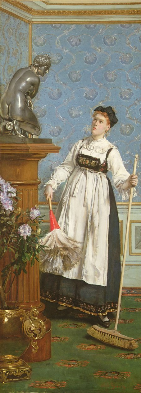 Aspirujący koneser autorstwa Alfred Emile Stevens