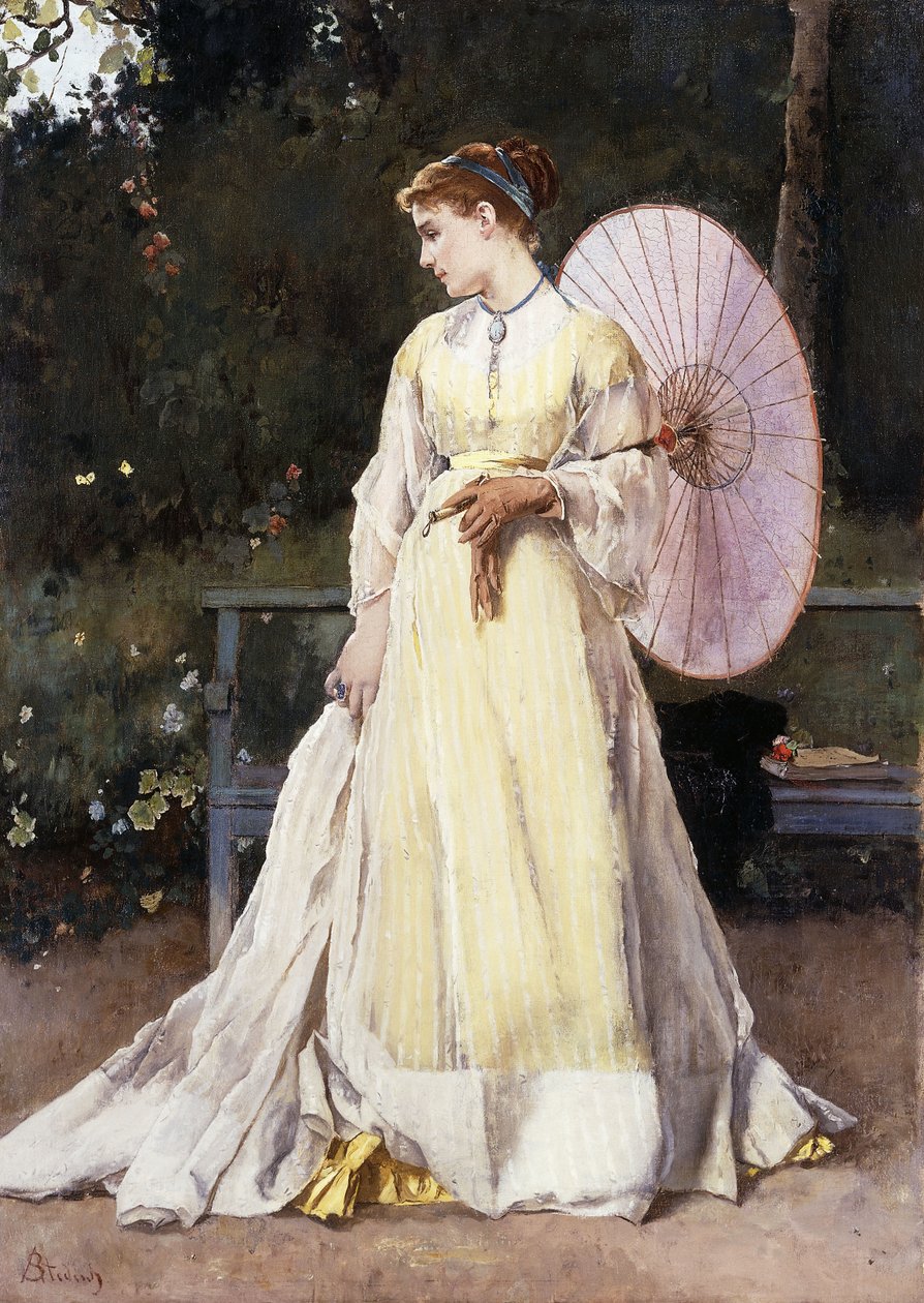 Na wsi, c.1867 autorstwa Alfred Emile Stevens