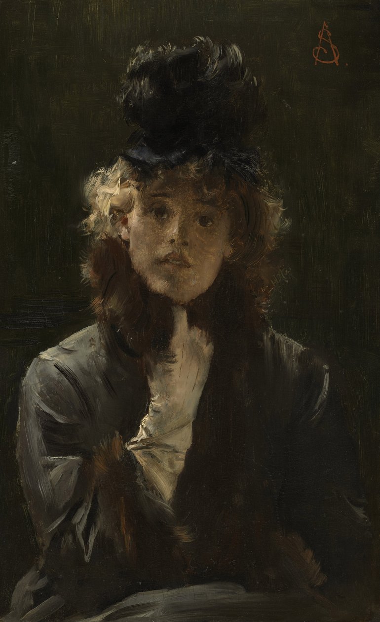 Sfinks paryski, ok.1880 autorstwa Alfred Emile Stevens