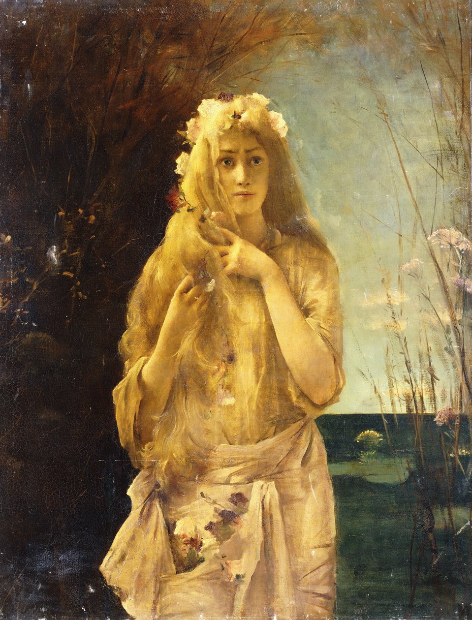 Ofelio, autorstwa Alfred Emile Stevens