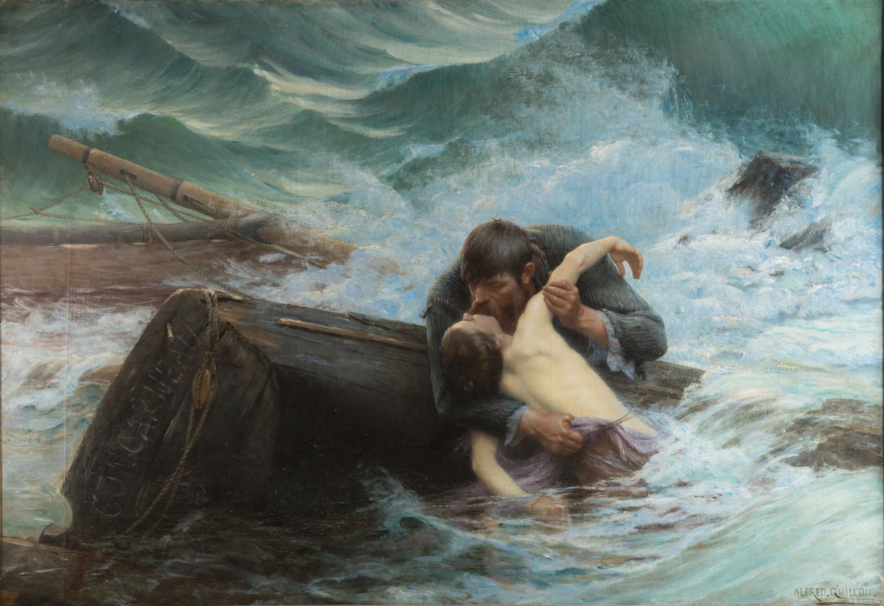 Angielski: Adieu!  Adieu! autorstwa Alfred Guillou