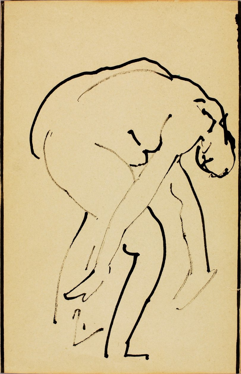 Wyginanie nagości autorstwa Alfred H. Maurer