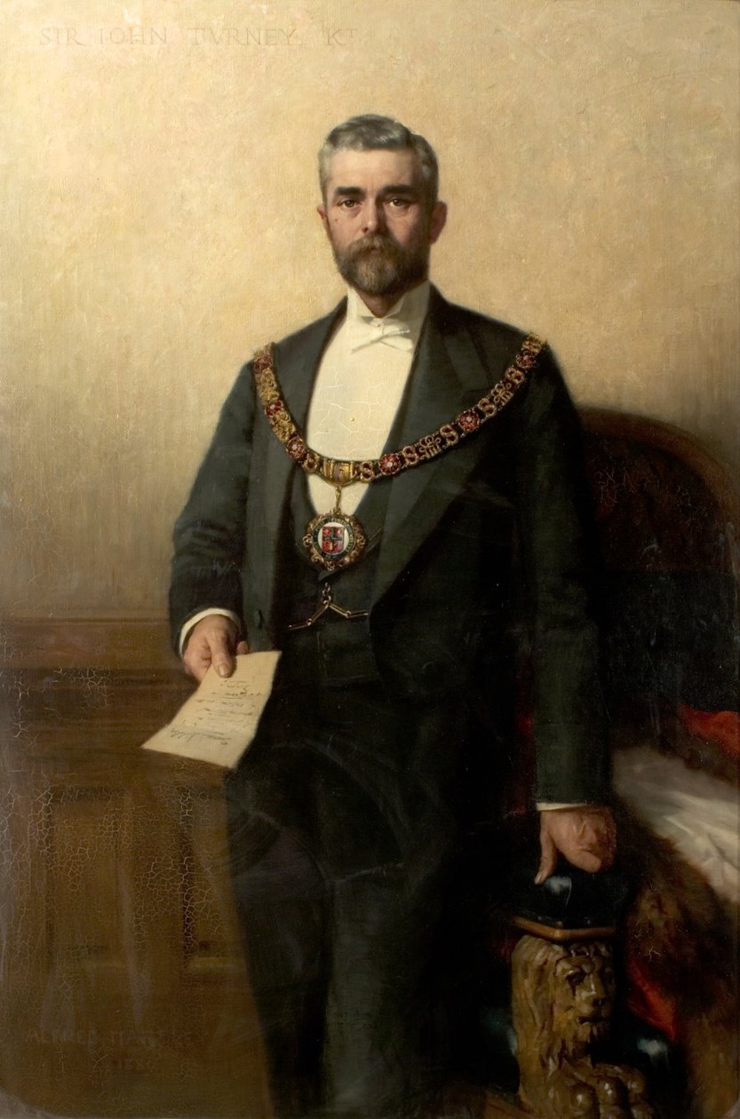 Radny Sir John Turbey, Kt, 1889 autorstwa Alfred Hartley